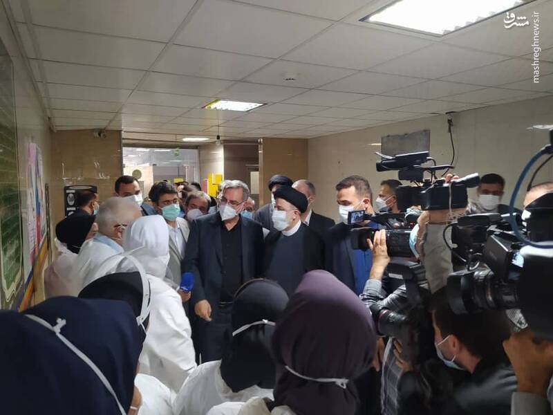  بازدید رئیس جمهور از بیمارستان رازی اهواز