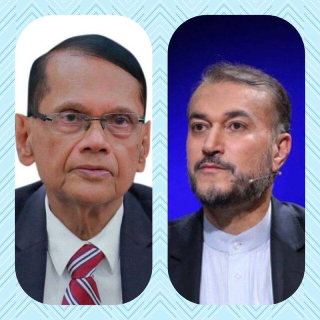 وزیر خارجه سریلانکا به امیرعبداللهیان تبریک گفت