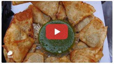 آموزش تهیه یک نوع سمبوسه افغانستانی