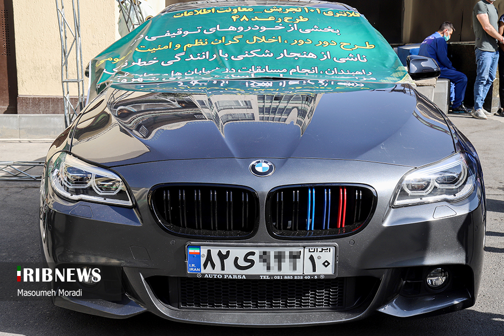عکس/ خودروی توقیفی در طرح رعد