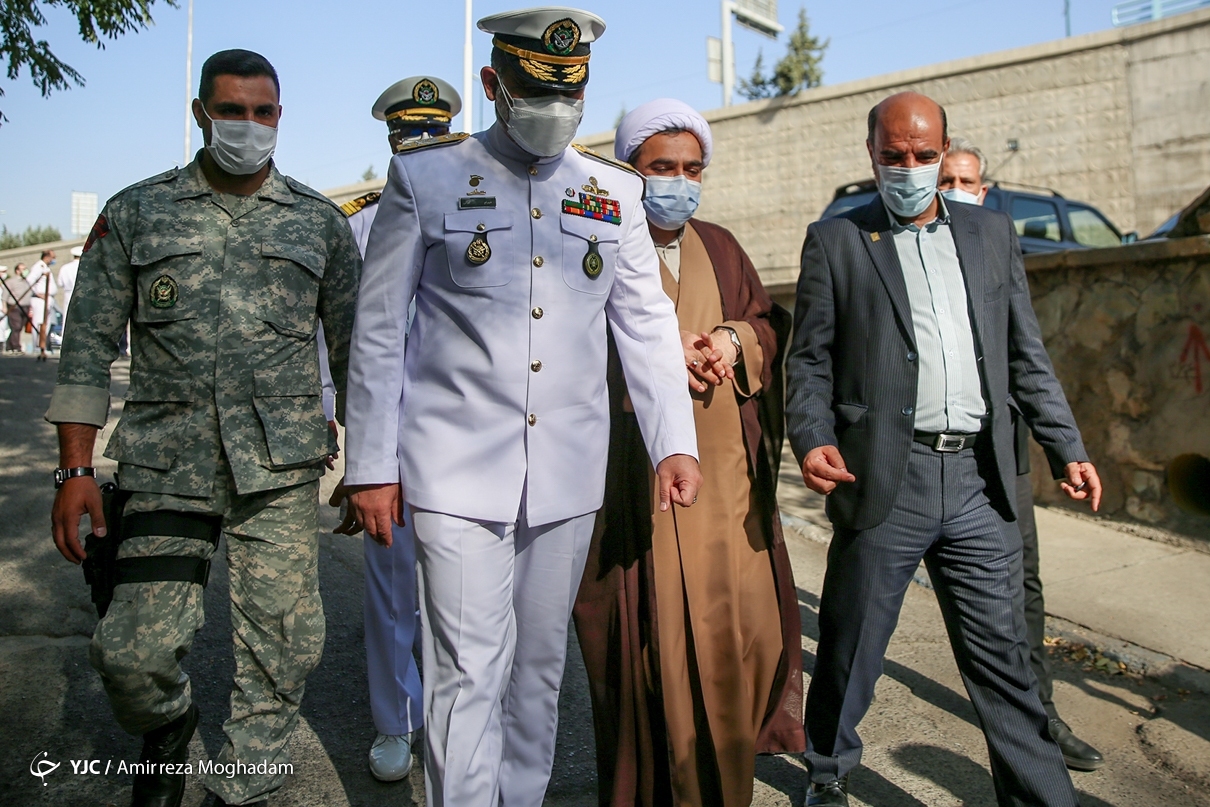 عکس/ نشست خبری دریادار «شهرام ایرانی» فرمانده نیروی دریایی ارتش