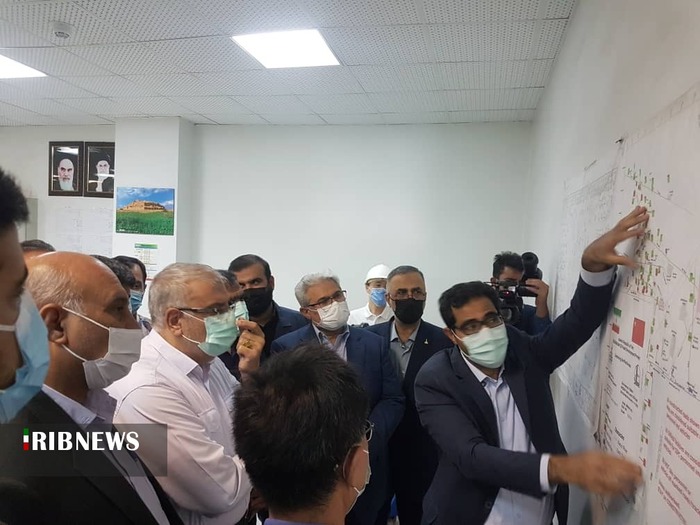 بازدید وزیر نفت از پروژه‌های نفتی خوزستان