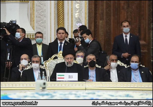 عکس/ حضور رئیسی دراجلاس سران سازمان همکاری شانگهای