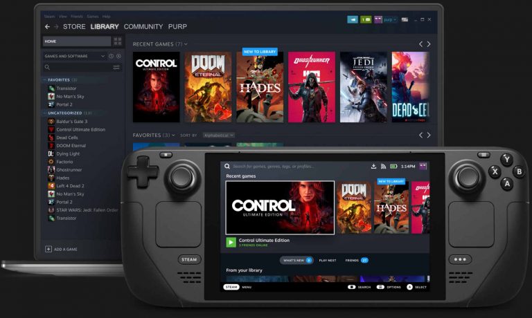 تصاویری از سیستم عامل Steam Deck فاش شد
