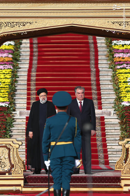 عکس/ استقبال رسمی امامعلی رحمان از رئیسی