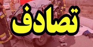 عکس/ تصادف مرگبار در محور خمین-دلیجان
