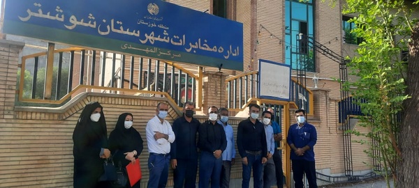 ممانعت از ورود کارکنان شرکتی مخابرات شوشتر به محل کار