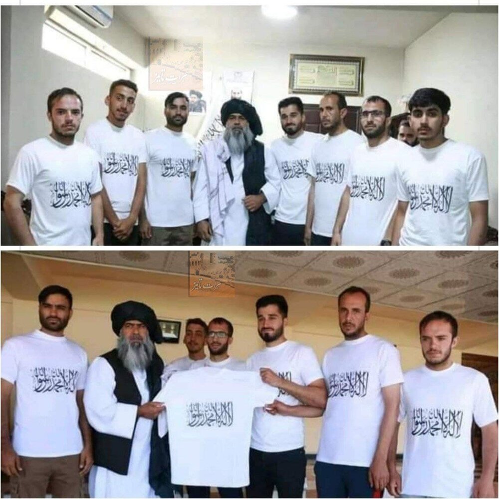 لباس جدید ورزشکاران افغانستان با طرحی از پرچم طالبان
