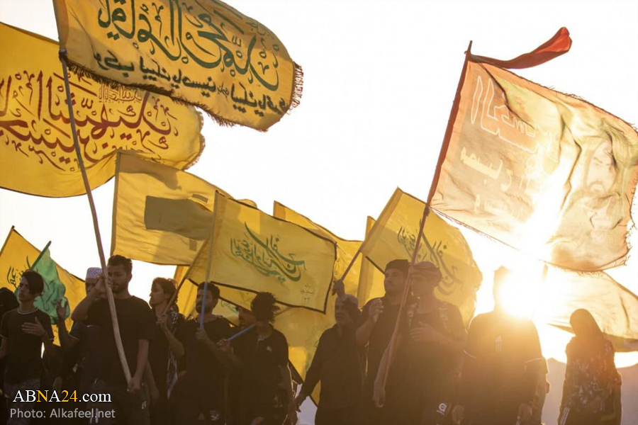 حضور زائرین اربعین حسینی در استان «سماوه» عراق