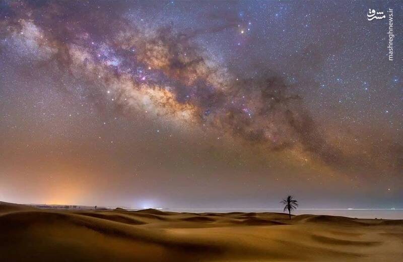 ‏عکس/ کهکشان راه شیری برفراز آسمان دَرَک
