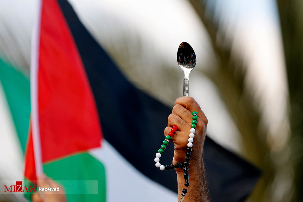 عکس/ قاشق نماد مبارزه در فلسطین