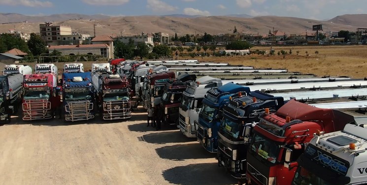 کاروان جدیدی از تانکرهای حامل سوخت ایران وارد لبنان شد