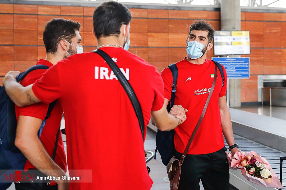بازگشت تیم ملی والیبال از رقابت‌های قهرمانی آسیا