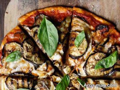 طرز تهیه پیتزا بادمجان خوشمزه با ۲ روش پخت