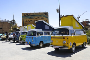 همایش خودروهای خانواده فولکس واگن در شیراز
