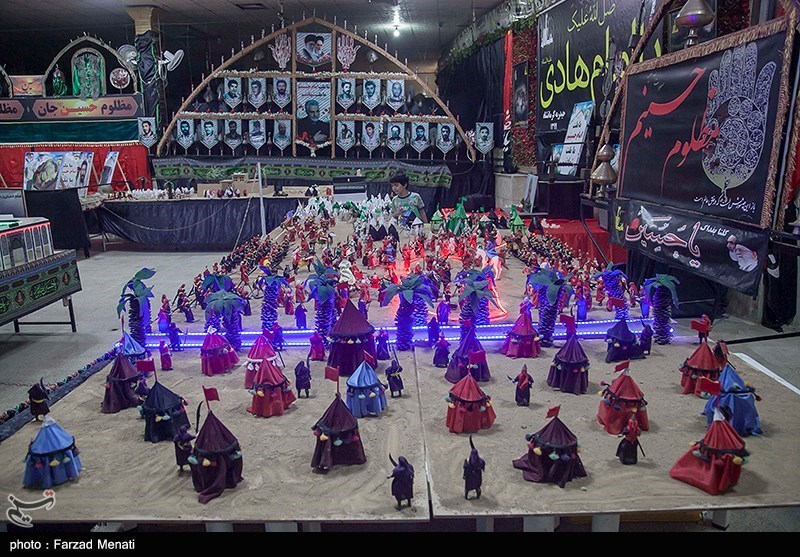عکس/ از کربلا تا شام به روایت آدمک ها