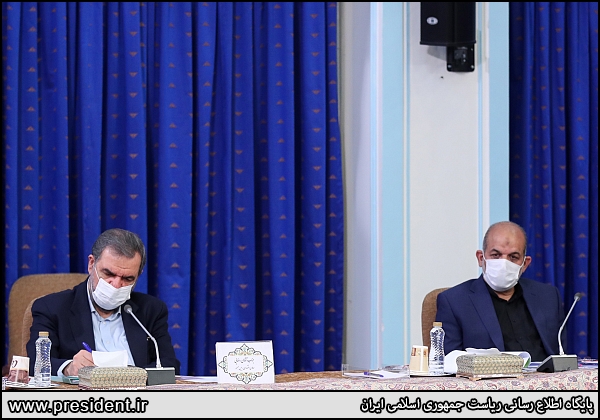 عکس/ گفت و گوها در جلسه ستاد ملی مقابله با کرونا