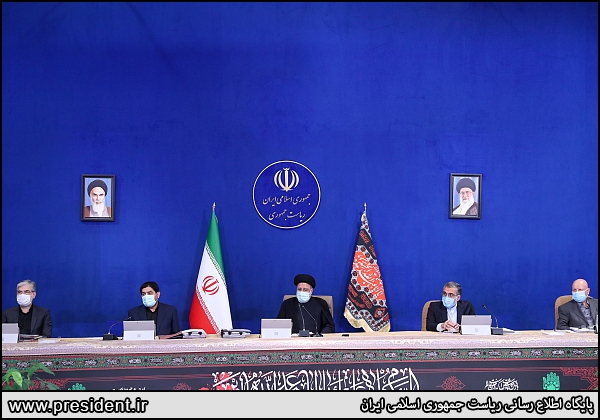 عکس/ جلسه هیات دولت در شب اربعین