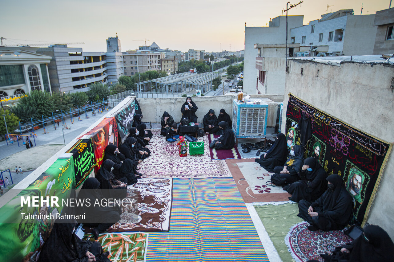عکس/ روضه هایی از دل و جان