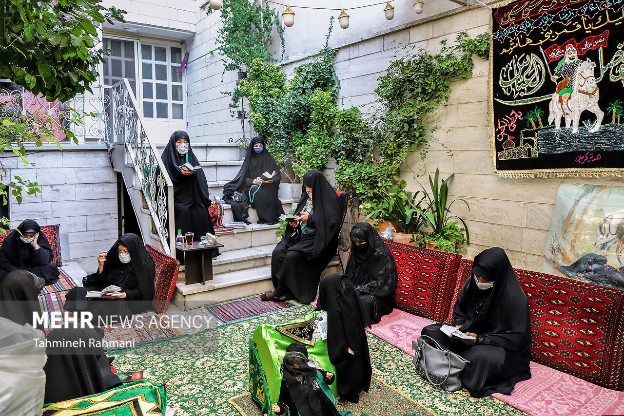 عکس/ روضه هایی از دل و جان