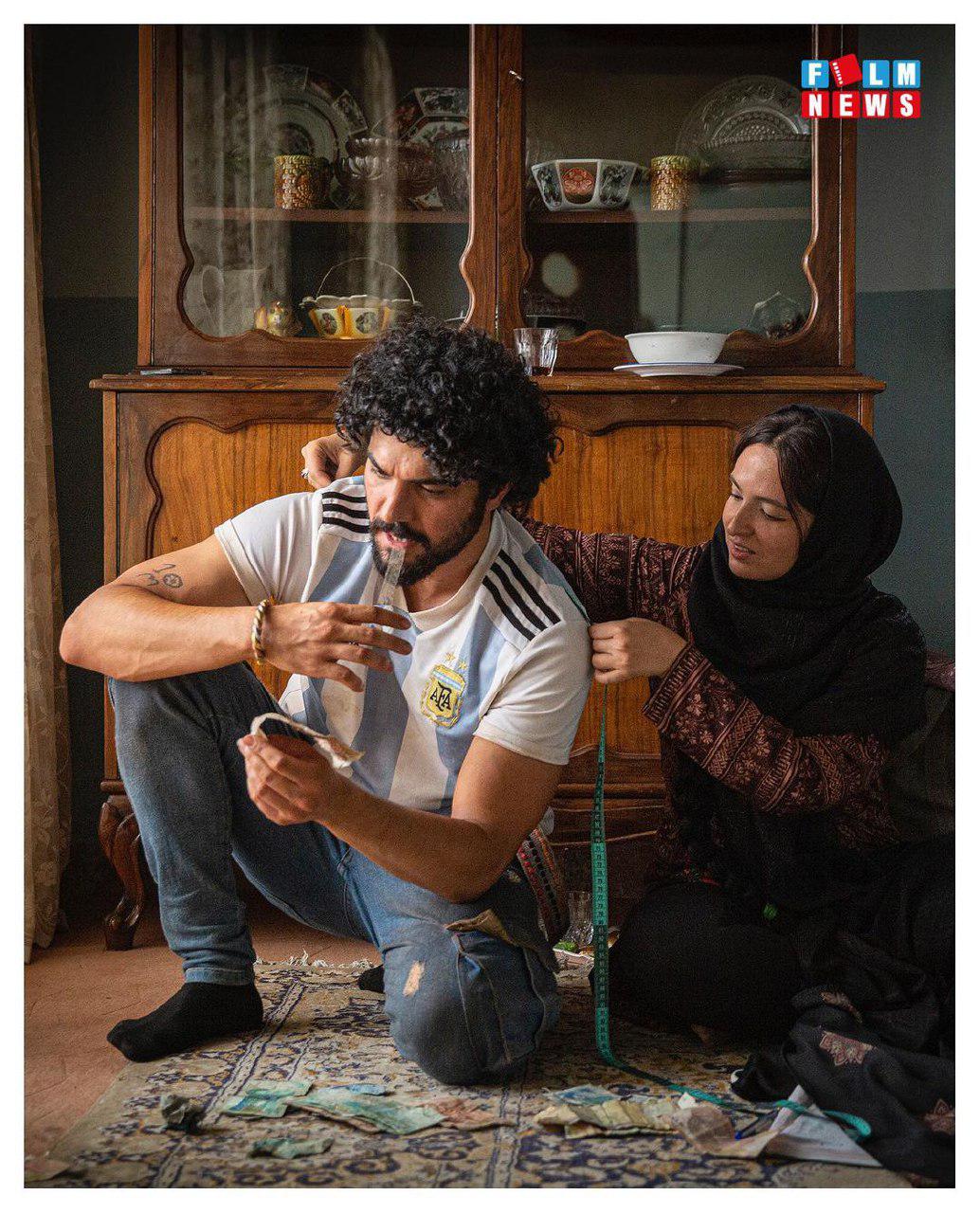 نخستین عکس از سینا مهراد و گلاره عباسی در «شادروان»