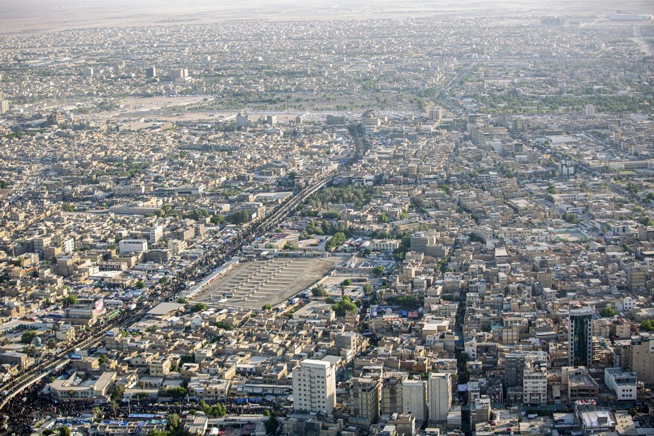 تصاویر هوایی از کربلای معلی