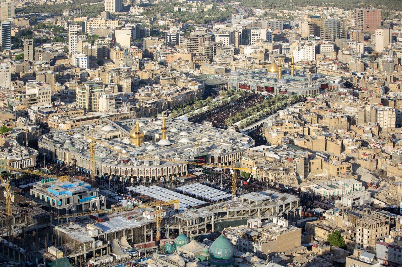تصاویر هوایی از کربلای معلی