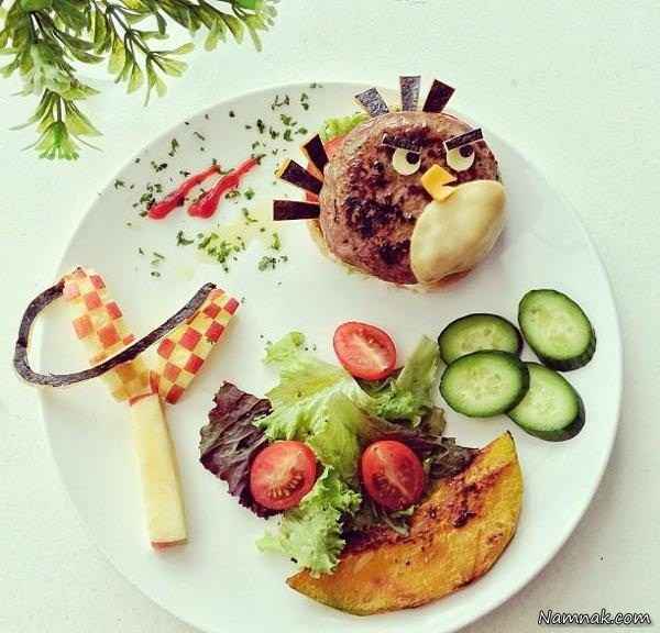 کودک شما غذا نمی خوره؟ اینطوری غذاش رو تزیین کن!