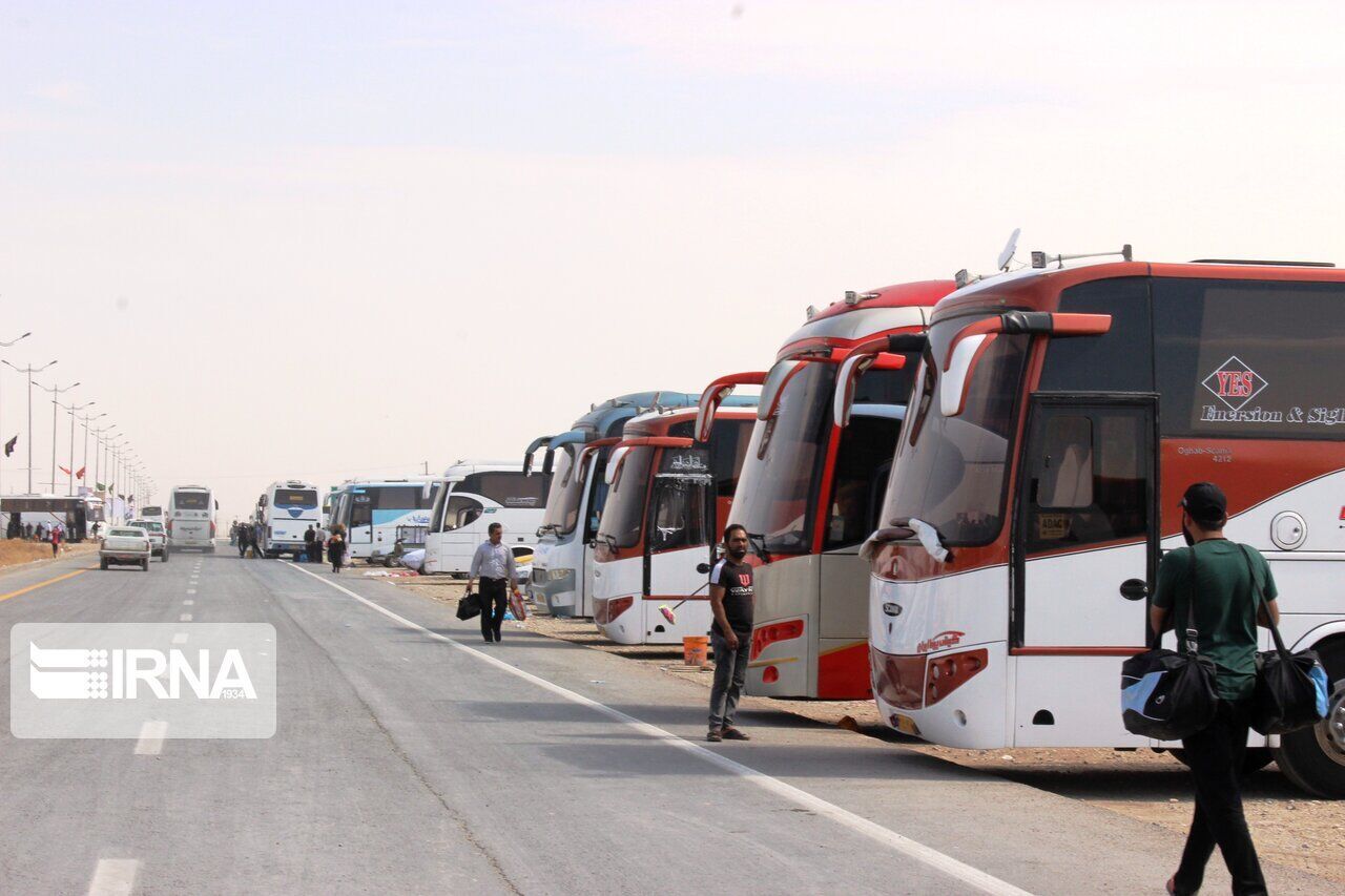 ۱۲۰۰ دستگاه اتوبوس برای بازگشت زائران در مهران نیاز است