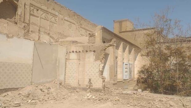 احیا و مرمت خانه اربابی یزد با دستور دادستان یزد