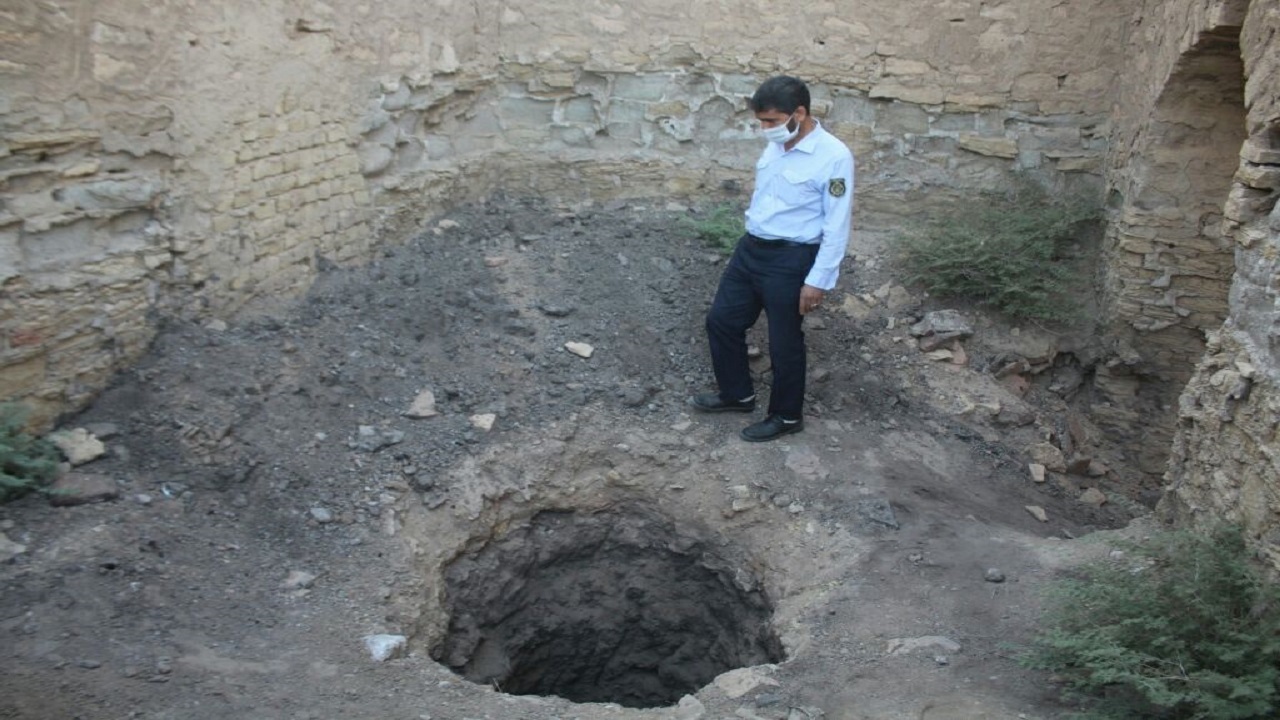دستگیری حفاران غیرمجاز در کاروانسرای تاریخی محمد آباد کاج قم