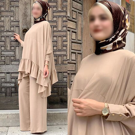 نمونه هایی از مدل مانتو جلو بسته