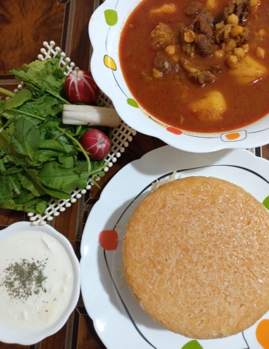 از شما/بفرمایید شام😋