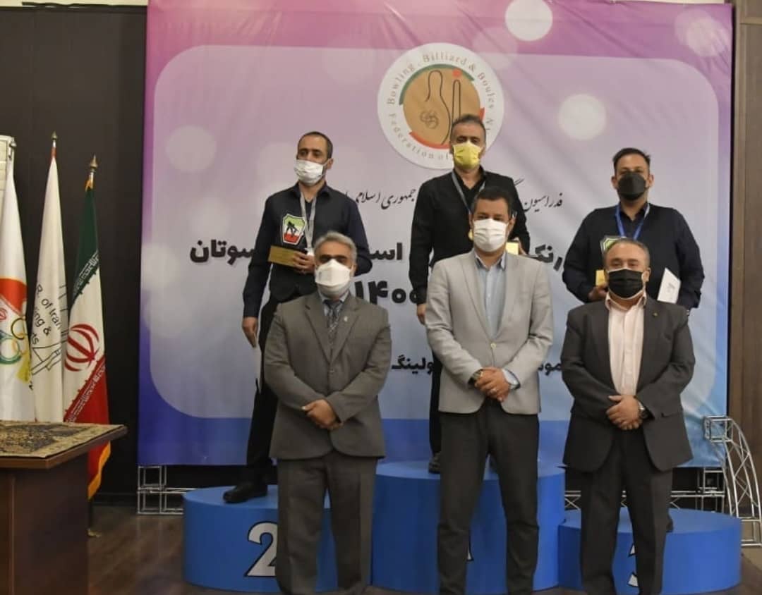 قهرمانی اسنوکر باز گیلانی در رقابت‌های پیشکسوتان کشور