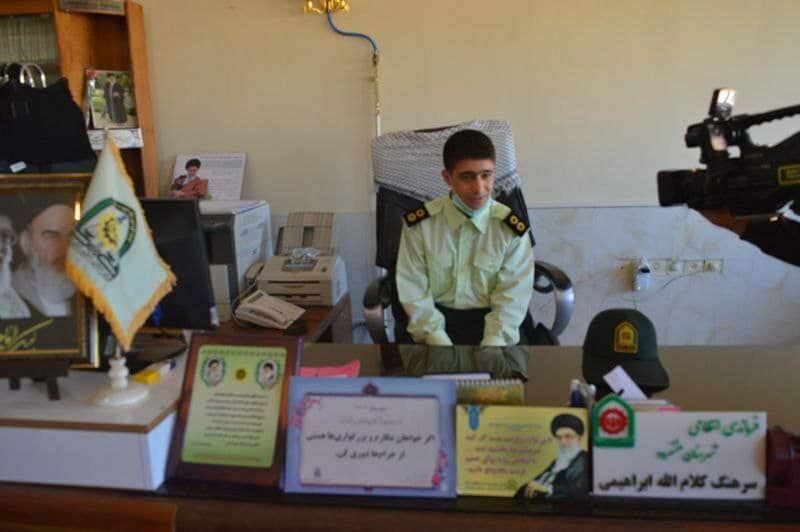 آرزوی پلیس‌شدن نوجوان ناتوان ذهنی در هشترود رنگ واقعیت گرفت