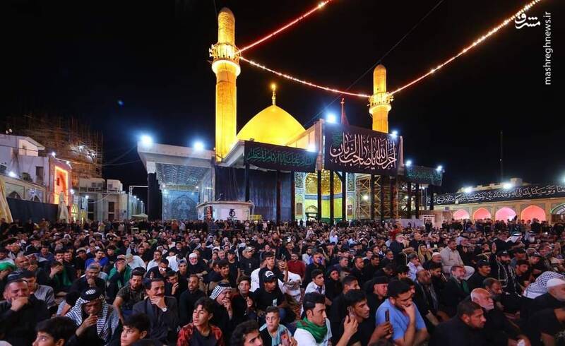 حضور انبوه زائران و عاشقان اهل بیت در حرمین عسکریین