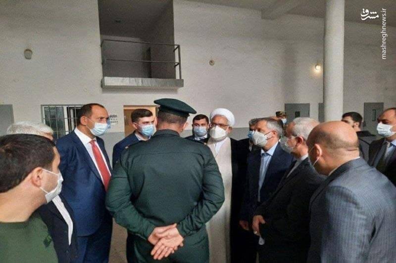 تصویری از بازدید دادستان کل کشور از زندان «آرماویر» ارمنستان