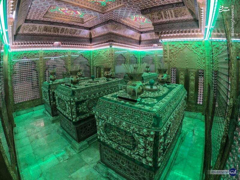 تصاویری زیبا از داخل ضریح مطهر امام حسن عسکری(ع)