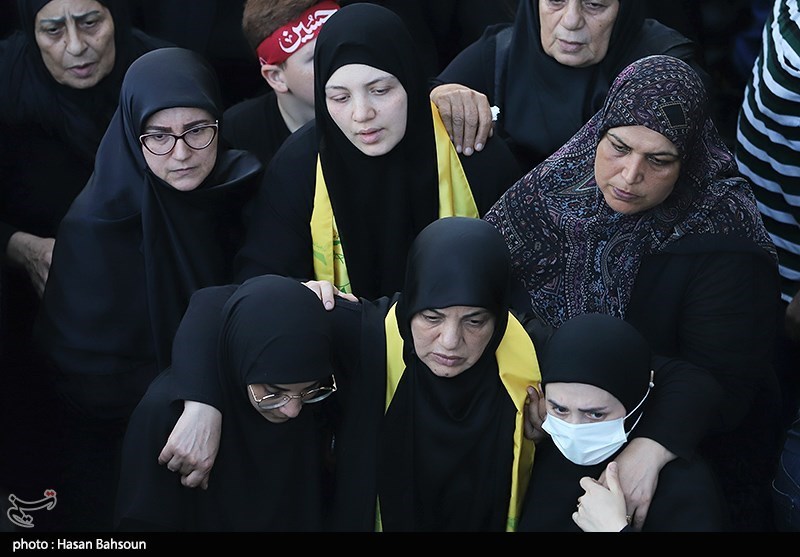 عکس/ تشییع شهدای حملات تروریستی بیروت