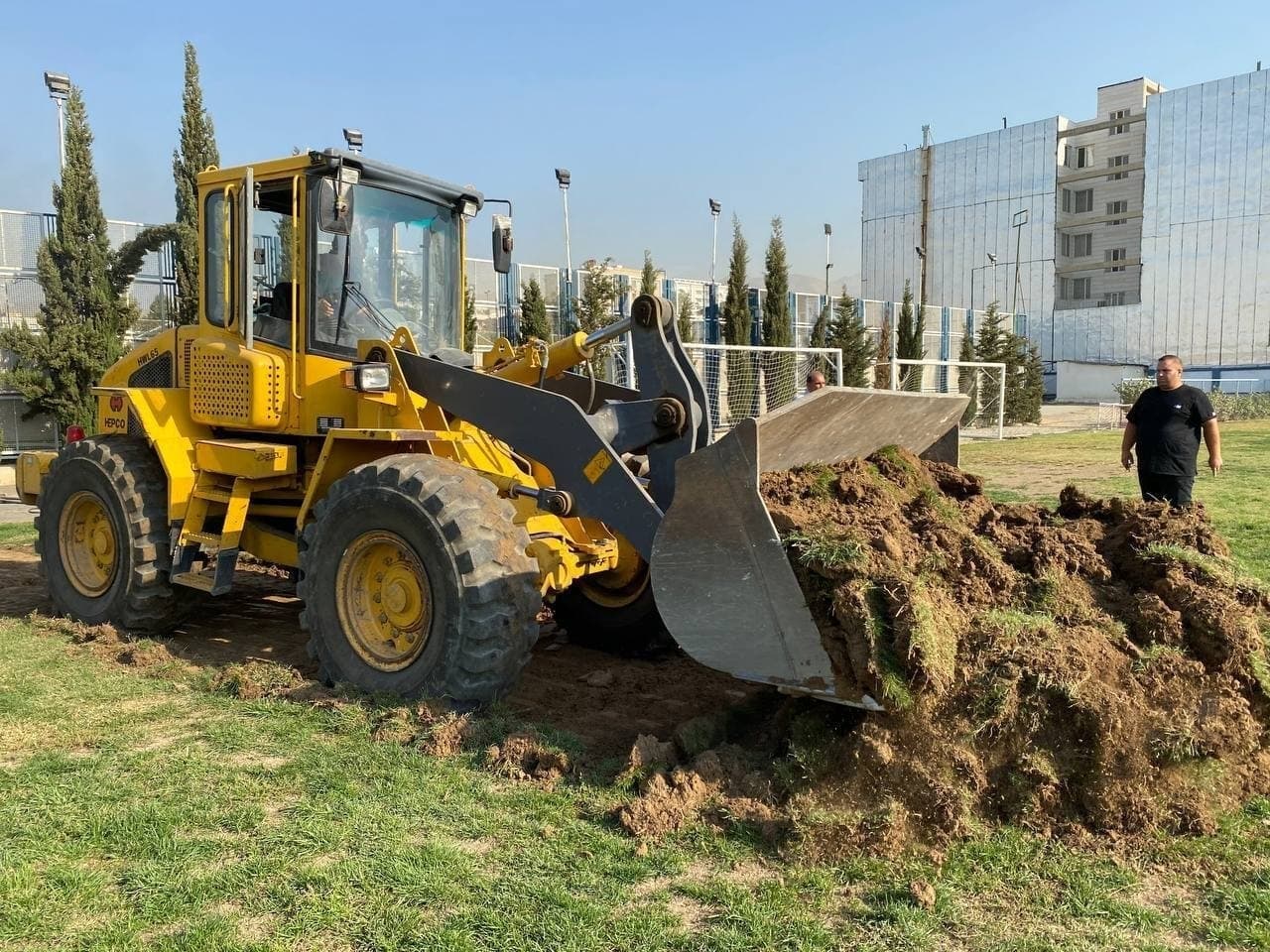 آغاز عملیات خاکبرداری کمپ حجازی