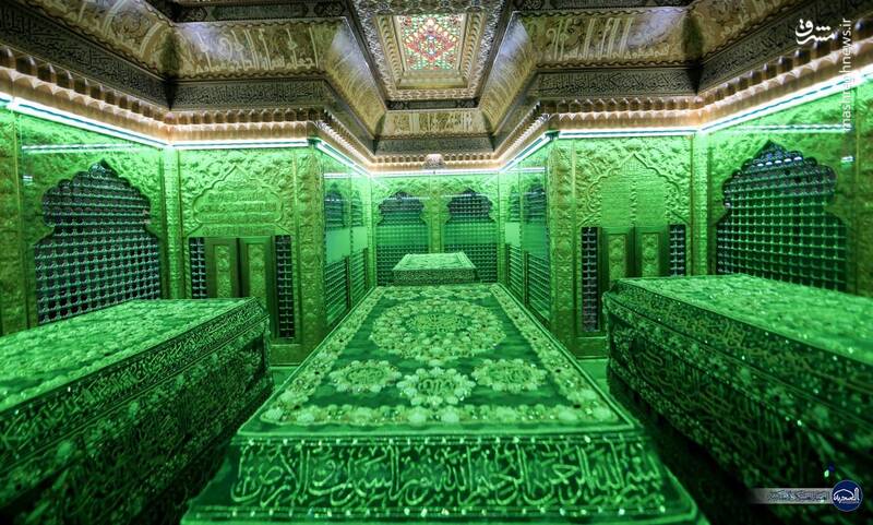 تصاویری زیبا از داخل ضریح مطهر امام حسن عسکری(ع)