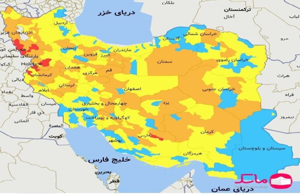 جدیدترین رنگ‌بندی کرونایی در استان سمنان تنها یک تغییر داشت