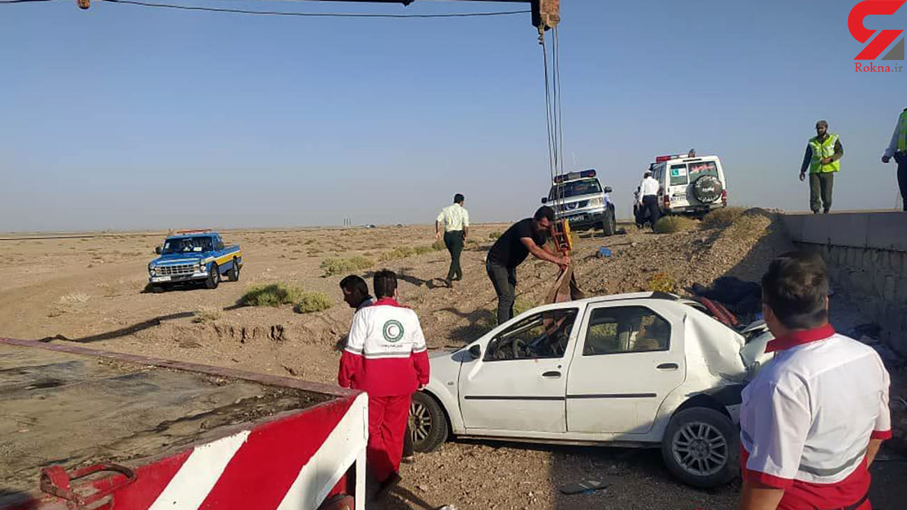 یک کشته و ۲ مصدوم نتیجه واژگونی ال نود در اردستان