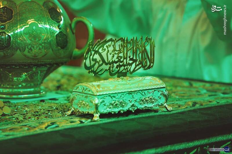 تصاویری زیبا از داخل ضریح مطهر امام حسن عسکری(ع)