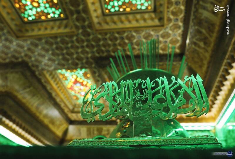 تصاویری زیبا از داخل ضریح مطهر امام حسن عسکری(ع)