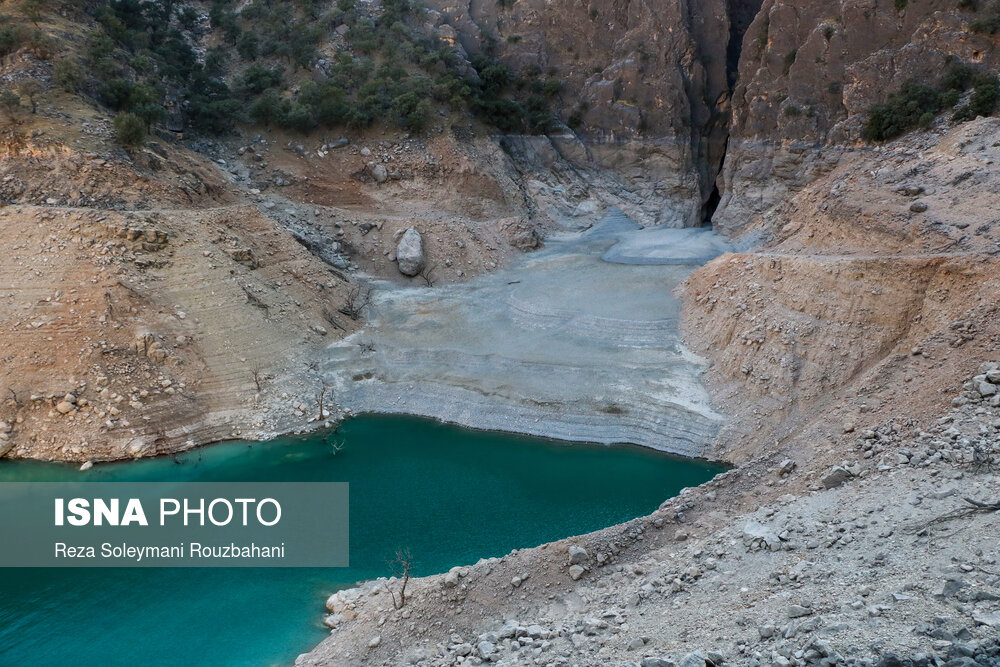 عکس/ خشک شدن «تنگه قاسمی» استان خوزستان