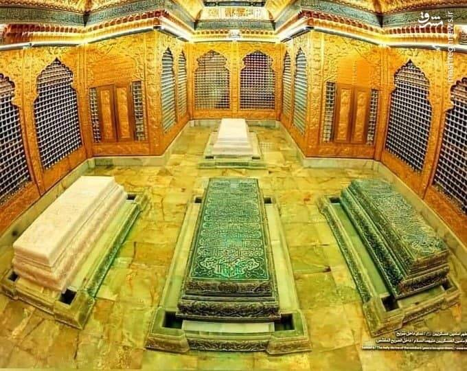 تصاویری زیبا از داخل ضریح مطهر امام حسن عسکری(ع)