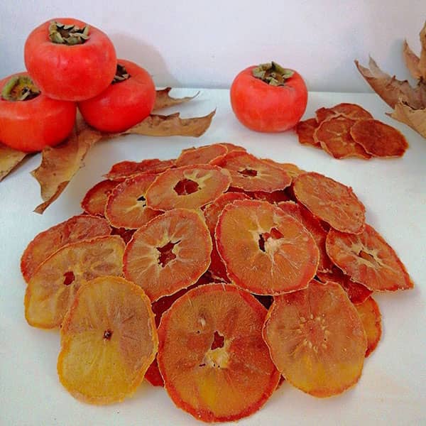 طرز تهیه چیپس خرمالو مخصوص به روش سالم خانگی