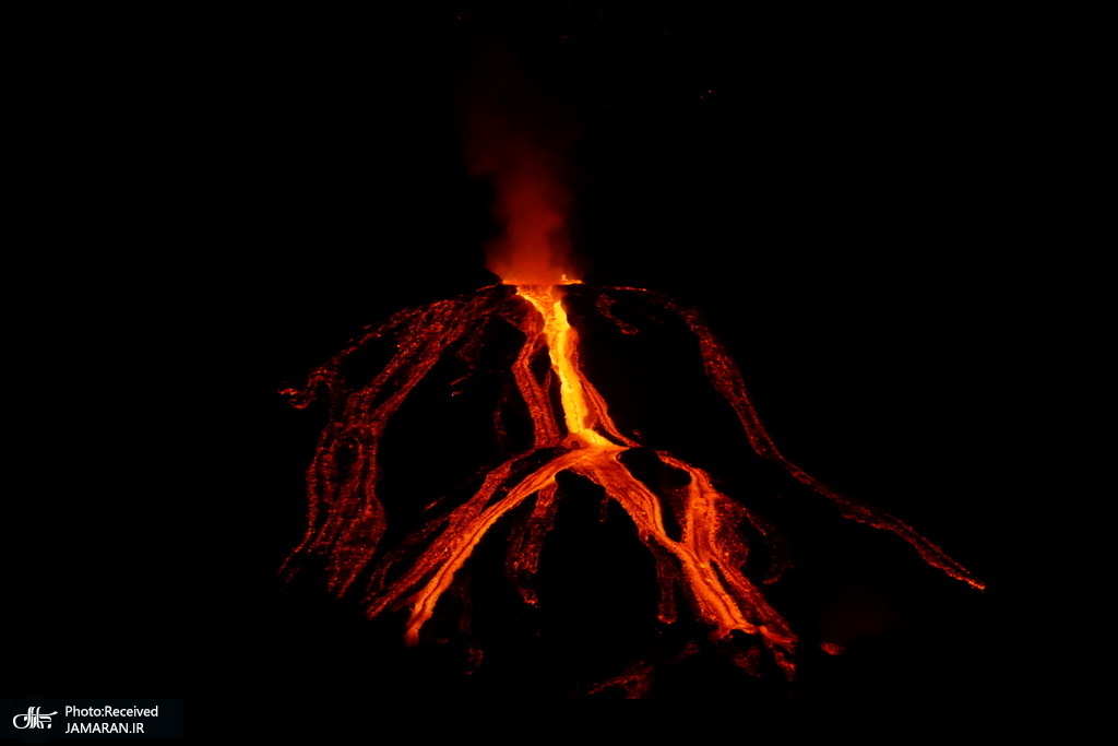 فوران آتشفشان در جزایر قناری