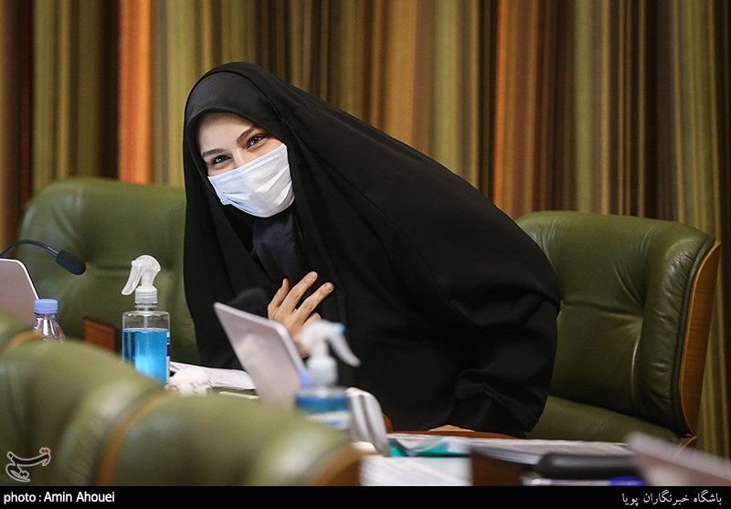 عکس/ نرجس سلیمانی در جلسه شورای شهر تهران